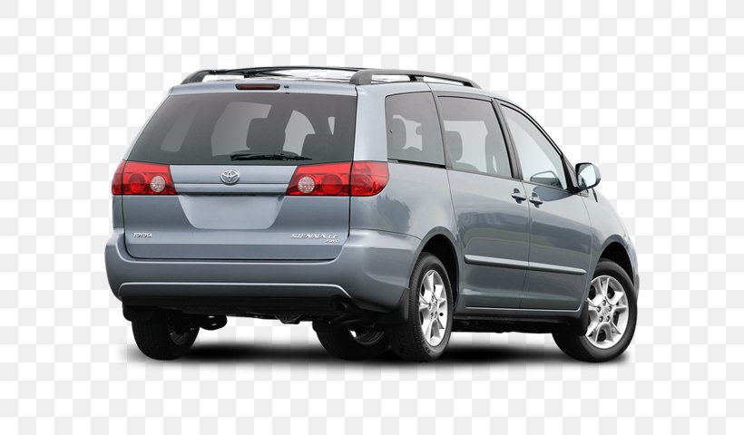 Toyota Sienna Sport Utility Vehicle Minivan Car, PNG, 640x480px, Toyota Sienna, Automotive Exterior, Brand, Bumper, Car Download Free