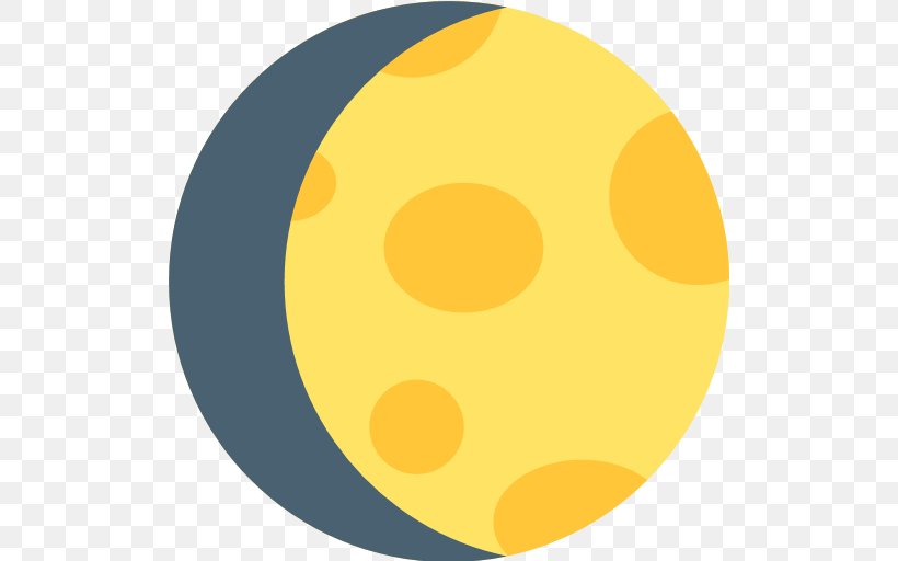 Emojipedia Lunar Phase Moon Crescent, PNG, 512x512px, Emoji, Convex Set, Crescent, Eerste Kwartier, Emojipedia Download Free