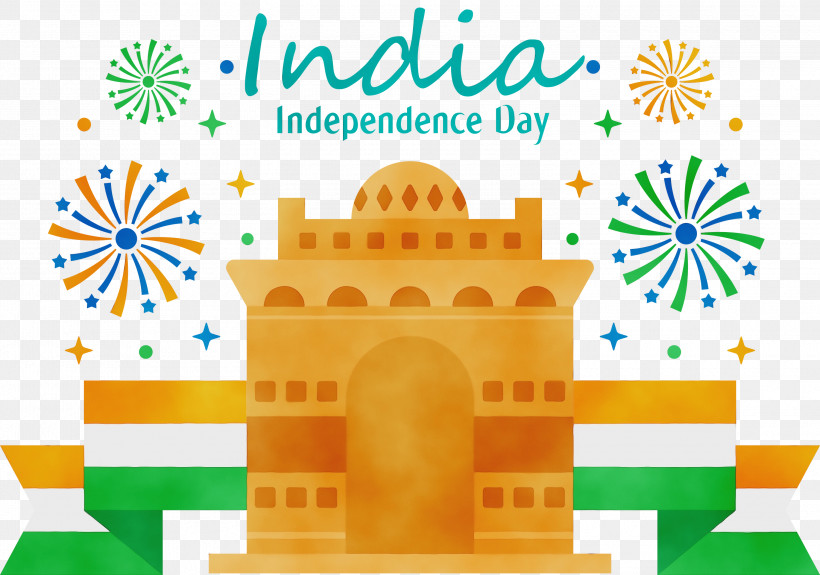 Indian Independence Day, PNG, 3000x2104px, Indian Independence Day, Drawing, Holiday, India, January 26 Download Free