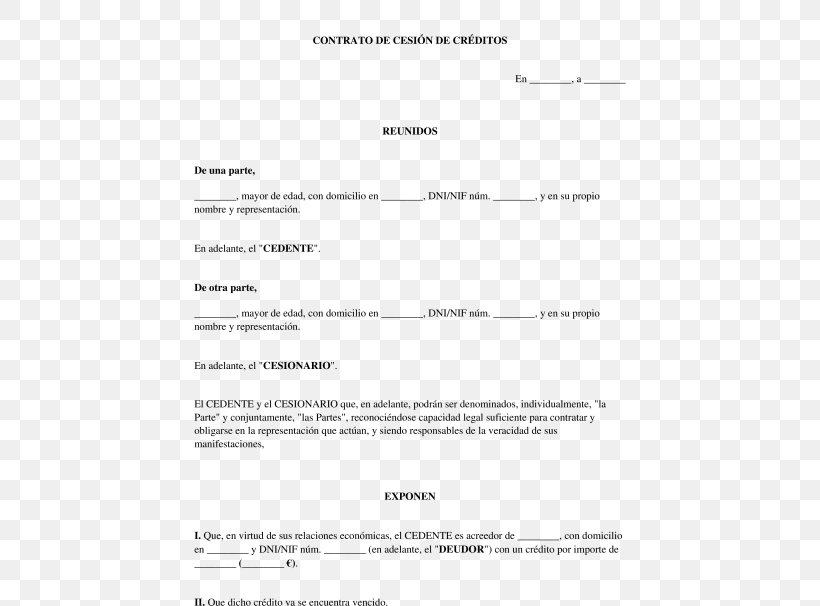 Document Contract Statute Credit Cesión De Derecho, PNG, 532x606px, Document, Area, Bank, Brand, Contract Download Free