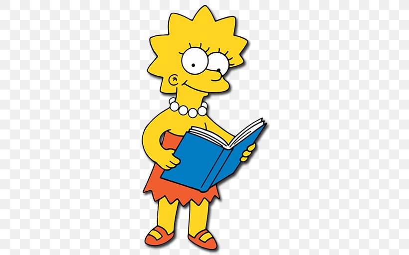 Lisa Simpson Homer Simpson Marge Simpson Image Character, PNG, 512x512px, Lisa Simpson, Animal Figure, Area, Artwork, Beak Download Free