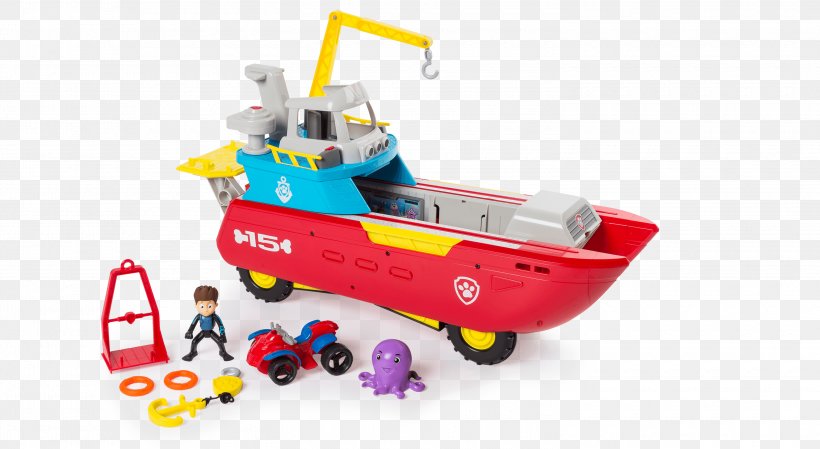 Paw Patrol Sea Patroller Transforming Vehicle Toy Smyths Spin Master Paw Patrol Spin Master Sea Patroller Figurine, PNG, 3000x1643px, Toy, Paw Patrol, Paw Patrol Air Patroller Plane, Plastic, Play Download Free