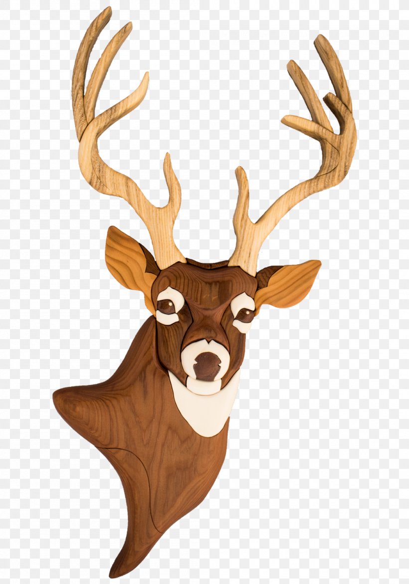 Reindeer Wood Grain Intarsia, PNG, 1050x1500px, Deer, Antler, Art, Elk, Horn Download Free