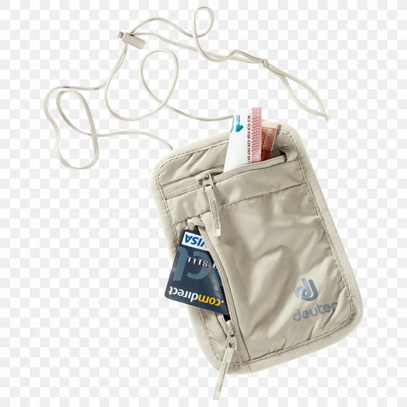 Wallet Deuter Sport Bag Money Belt Pocket, PNG, 1000x1000px, Wallet, Backpack, Bag, Beige, Belt Download Free