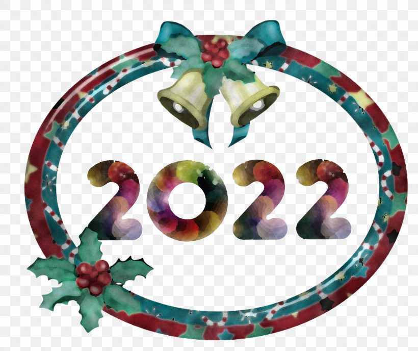 2022 Happy New Year Happy 2022 New Year 2022, PNG, 3000x2520px, Christmas Decoration, Bauble, Christmas Day, Christmas Ornament M, Decoration Download Free