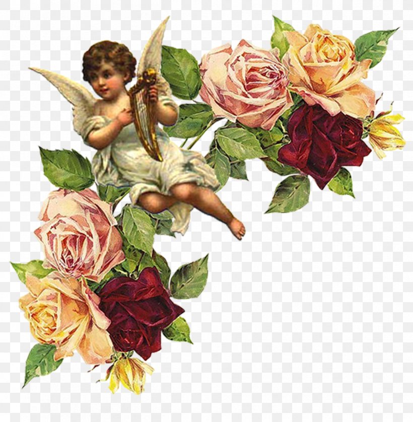 Cherub Paper Angel Decoupage Vintage Clothing, PNG, 1252x1280px, Watercolor, Cartoon, Flower, Frame, Heart Download Free