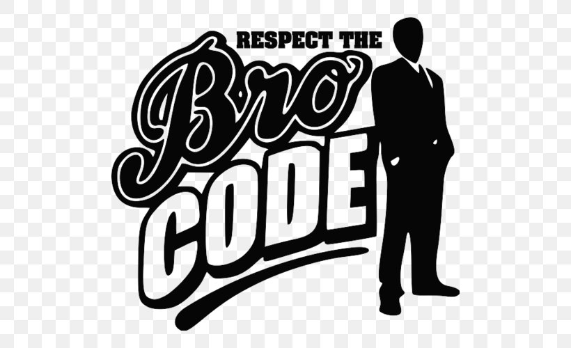 Sticker Car Decal The Bro Code Logo, PNG, 500x500px, Sticker, Area, Black And White, Brand, Bro Download Free
