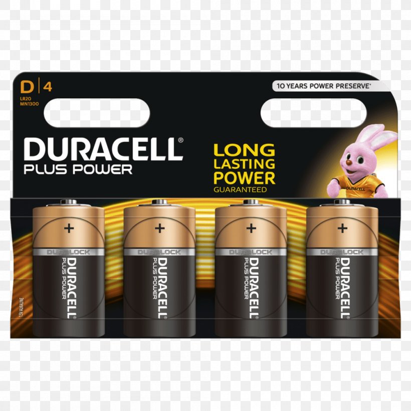 D Battery Alkaline Battery Duracell Electric Battery AAA Battery, PNG, 1000x1000px, D Battery, Aaa Battery, Alkaline Battery, Battery, Battery Pack Download Free