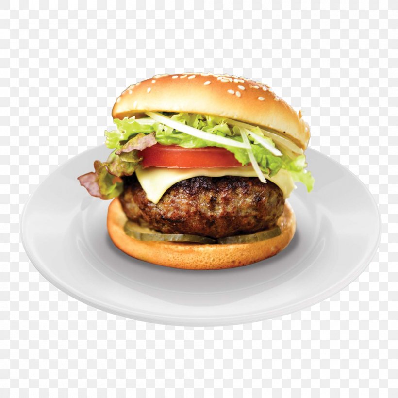 Hamburger Buffalo Burger Food Pancake Breakfast Sandwich, PNG, 1000x1000px, Hamburger, American Food, Breakfast Sandwich, Buffalo Burger, Cheeseburger Download Free