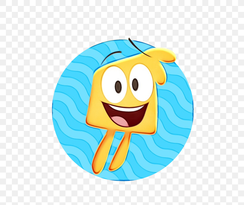Smiley Yellow Cartoon, PNG, 500x689px, Watercolor, Cartoon, Paint, Smiley, Wet Ink Download Free