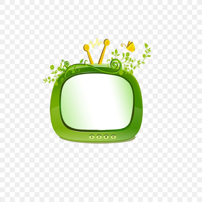 Television Cartoon Designer, PNG, 1000x1000px, Television, Brand, Cartoon, Designer, Green Download Free
