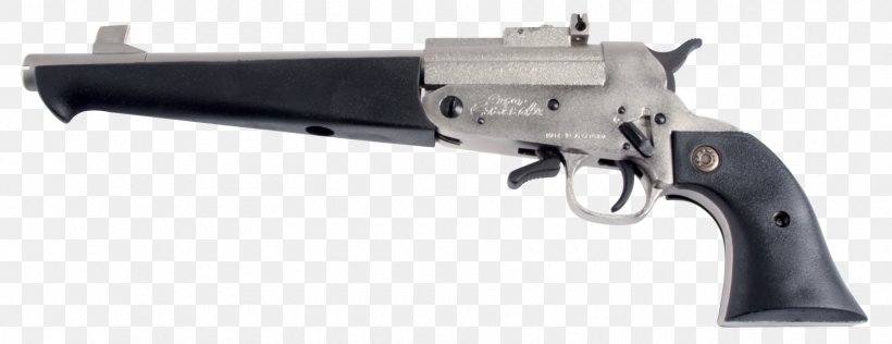 Trigger Revolver Firearm Single-shot Gun Barrel, PNG, 1800x694px, Watercolor, Cartoon, Flower, Frame, Heart Download Free