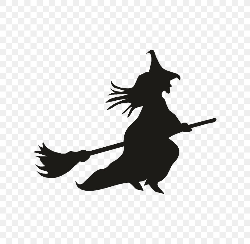 Witchcraft Vector Graphics Broom Royalty-free Illustration, PNG, 800x800px, Witchcraft, Besom, Bird, Black, Black And White Download Free
