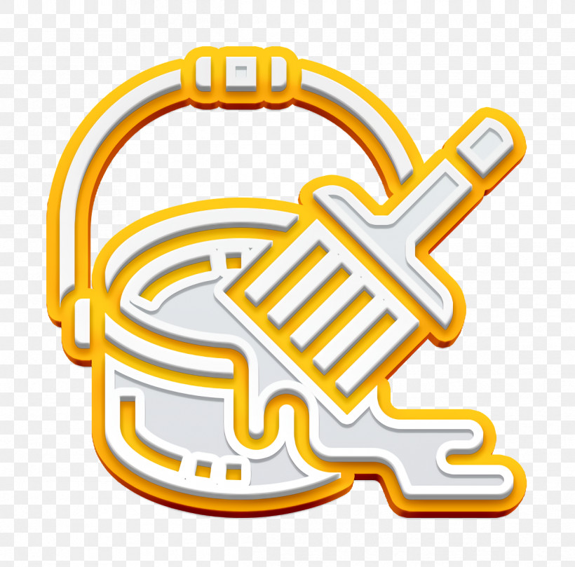 Yellow Line Logo Sticker Emblem, PNG, 1216x1200px, Paint Icon, Architecture Icon, Emblem, Line, Logo Download Free