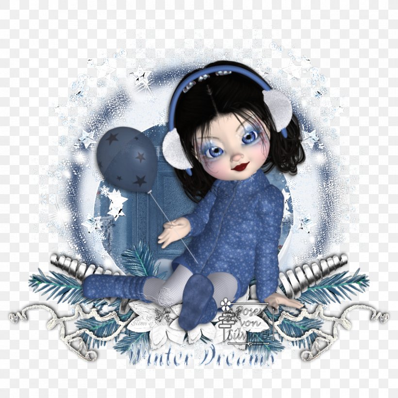 Black Hair Cartoon Character Doll, PNG, 850x850px, Black Hair, Art, Blue, Cartoon, Character Download Free