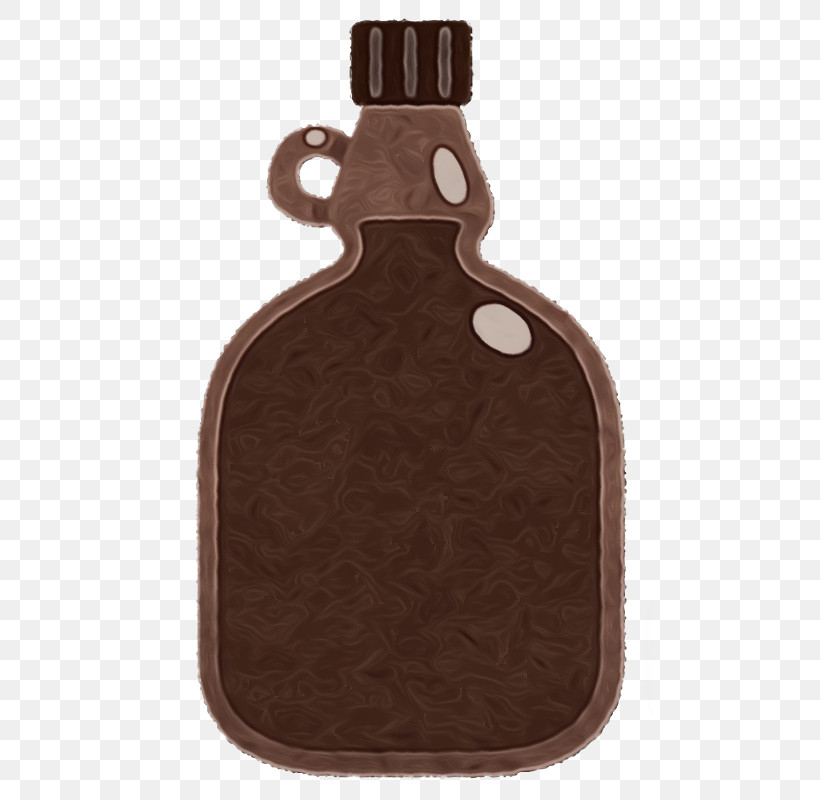 Brown Canteen Bottle Leather, PNG, 486x800px, Watercolor, Bottle, Brown, Canteen, Leather Download Free