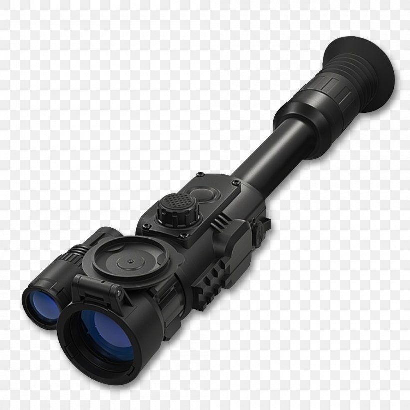 Optics Telescopic Sight Magnification Photon Night Vision, PNG, 1000x1000px, Watercolor, Cartoon, Flower, Frame, Heart Download Free