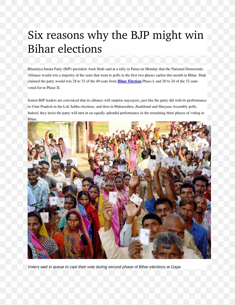 Bihar Legislative Assembly Election, 2015 Bharatiya Janata Party Elections In Bihar, PNG, 1700x2200px, Bihar, Advertising, Bharatiya Janata Party, Bihar Legislative Assembly, Community Download Free