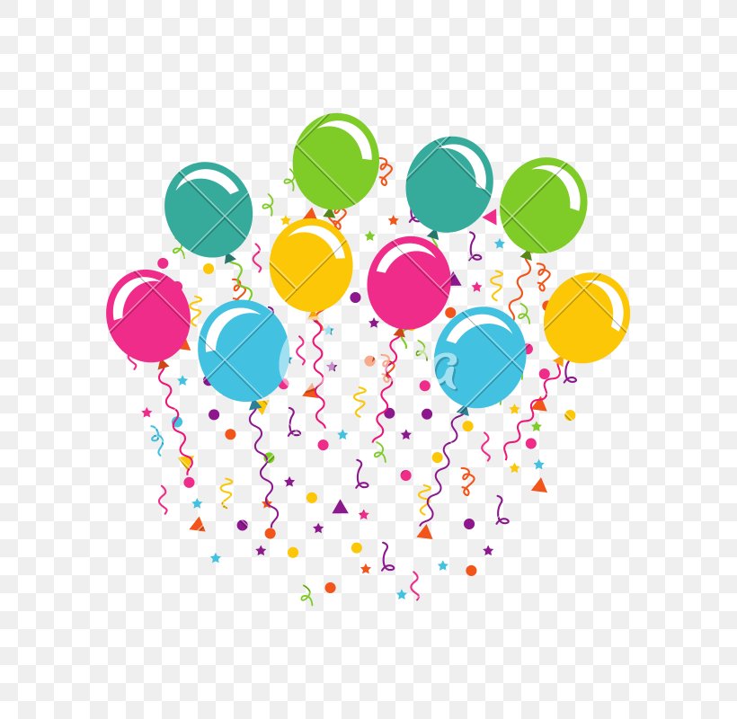 Birthday Party Balloon, PNG, 800x800px, Birthday, Balloon, Birthday ...