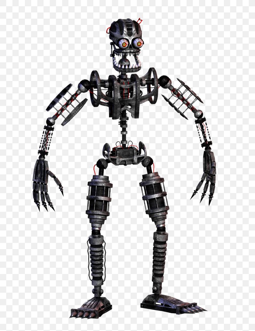 Five Nights At Freddy's: Sister Location Five Nights At Freddy's 4 Five Nights At Freddy's 2 Terminator Nightmare, PNG, 752x1063px, Five Nights At Freddy S 2, Action Figure, Art, Drawing, Endoskeleton Download Free
