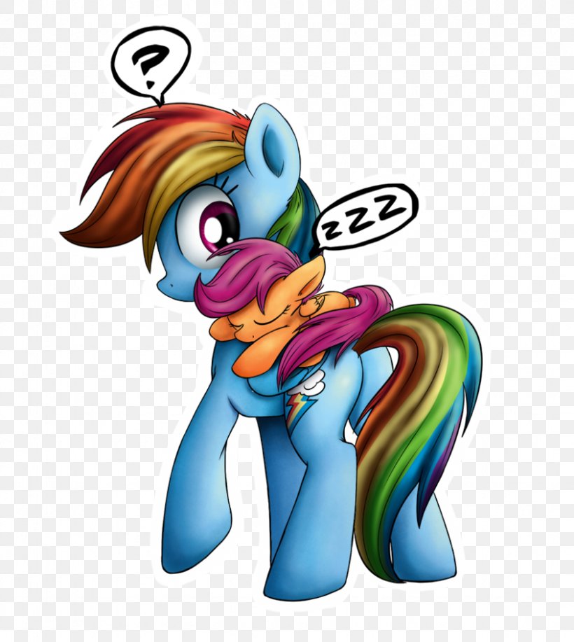 Horse Rainbow Dash Scootaloo Pony Rarity, PNG, 845x945px, Watercolor, Cartoon, Flower, Frame, Heart Download Free