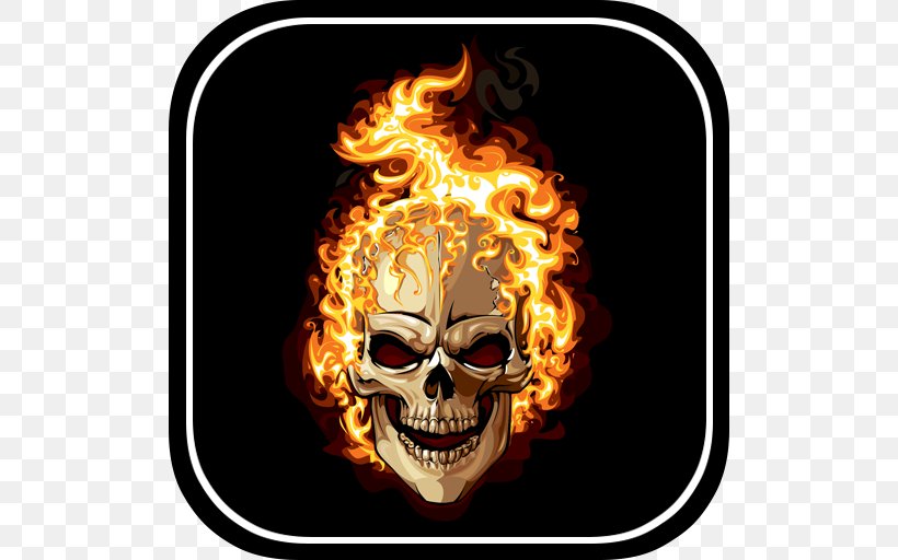 Human Skull Symbolism Light Flame Combustion, PNG, 512x512px, Human Skull Symbolism, Bone, Combustion, Decal, Fire Download Free