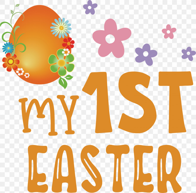 My 1st Easter Happy Easter, PNG, 3000x2953px, My 1st Easter, Balloon, Happiness, Happy Easter, Line Download Free