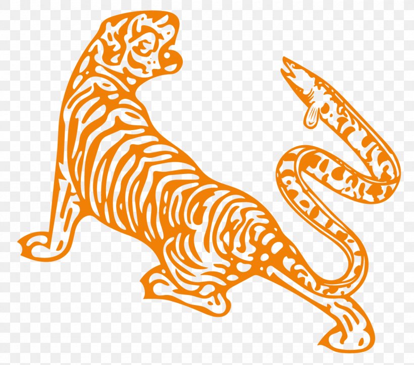 Tiger Vector Graphics Illustration Clip Art Image, PNG, 1280x1131px, Tiger, Animal Figure, Area, Art, Big Cats Download Free