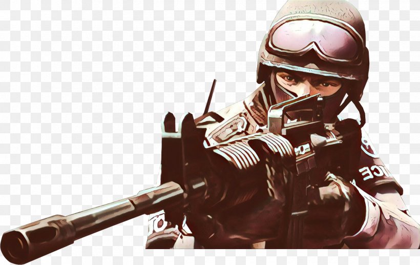 Gun Fictional Character Personal Protective Equipment Helmet Outerwear, PNG, 1426x900px, Cartoon, Assault Rifle, Fictional Character, Firearm, Gun Download Free