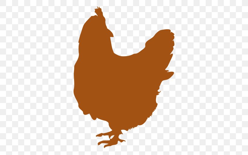 Rooster Chicken As Food Silhouette, PNG, 512x512px, Rooster, Beak, Bird, Chicken, Chicken As Food Download Free