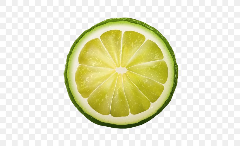 Key Lime Lemon, PNG, 500x500px, Lime, Citric Acid, Citron, Citrus, Drawing Download Free