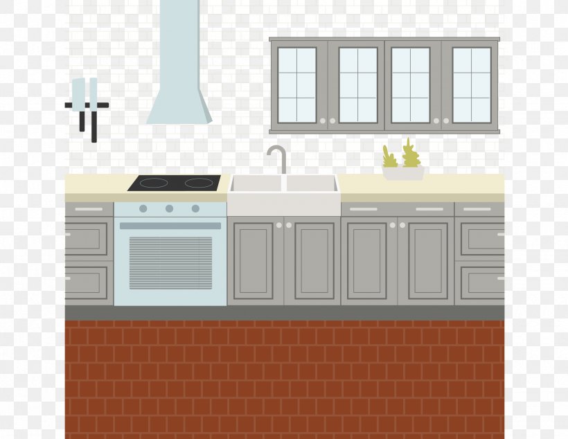 Kitchen Furniture Download, PNG, 2455x1899px, Kitchen, Elevation, Floor, Flooring, Furniture Download Free