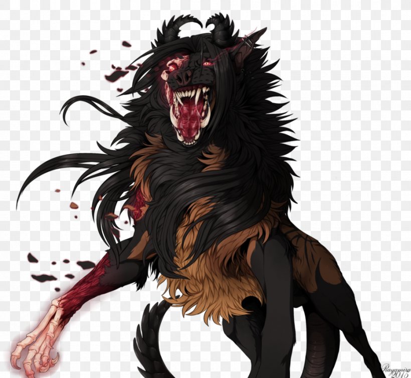 Werewolf Demon Fox Drawing DeviantArt, PNG, 932x856px, Werewolf, Aggression, Carnivora, Carnivoran, Demon Download Free