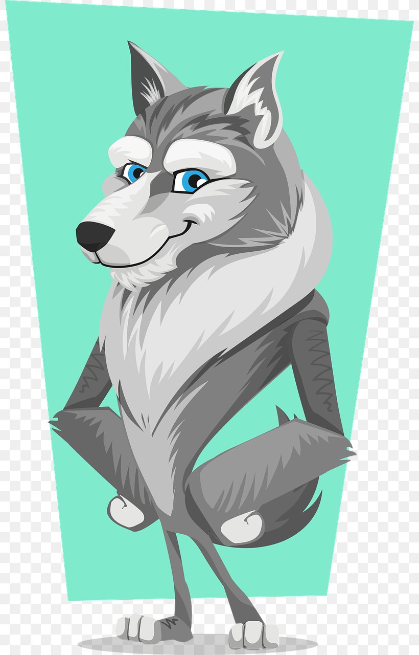 Gray Wolf Cartoon Clip Art, PNG, 800x1280px, Gray Wolf, Art, Black Wolf, Carnivoran, Cartoon Download Free