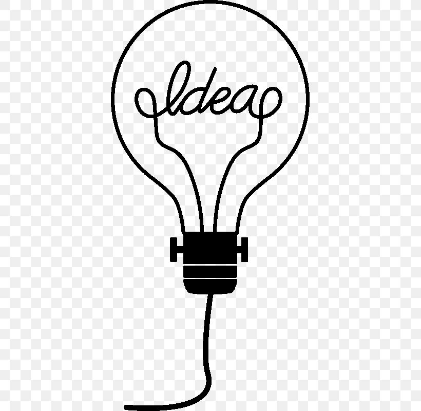Incandescent Light Bulb Lamp Incandescence Clip Art, PNG, 800x800px, Light, Area, Black And White, Creativity, Electrical Switches Download Free