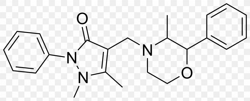 Phenmetrazine Nonsteroidal Anti-inflammatory Drug Pharmaceutical Drug Morazone, PNG, 2628x1063px, Phenmetrazine, Antiinflammatory, Area, Black And White, Brand Download Free