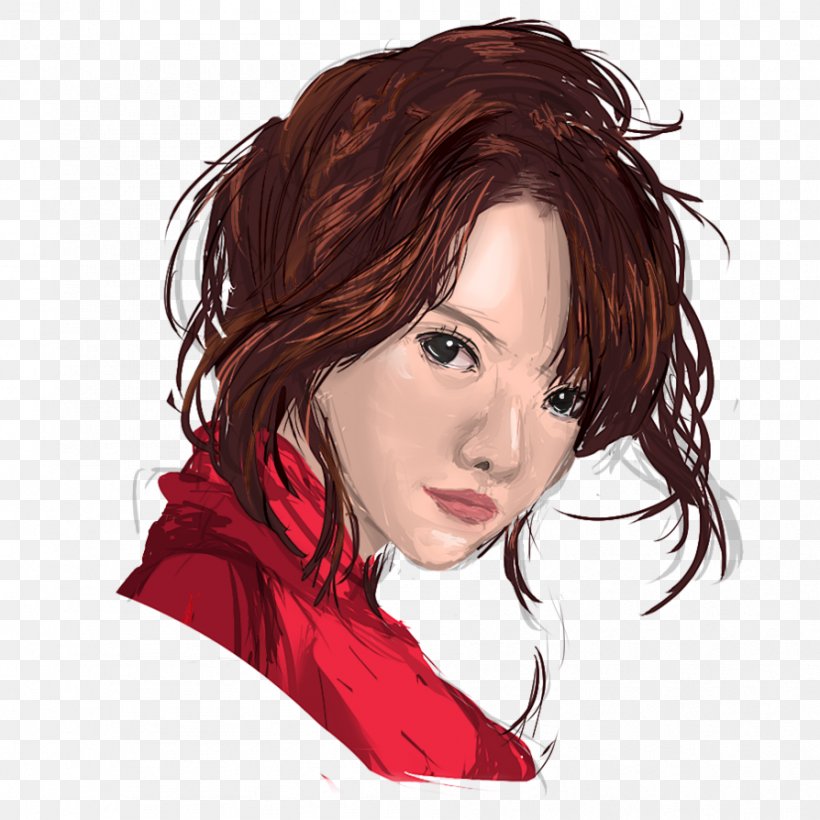 Red Cliff Red Hair Drawing Hair Coloring, PNG, 894x894px, Watercolor, Cartoon, Flower, Frame, Heart Download Free
