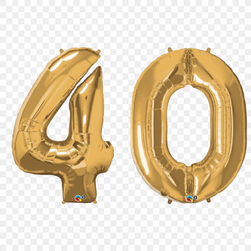 Gas Balloon Mylar Balloon Gold Party, PNG, 1000x1000px, Balloon, Anniversary, Birthday, Brass, Confetti Download Free