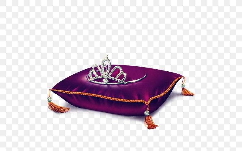 Pillow Crown Clip Art, PNG, 512x512px, Crown, Magenta, Pillow, Product, Purple Download Free