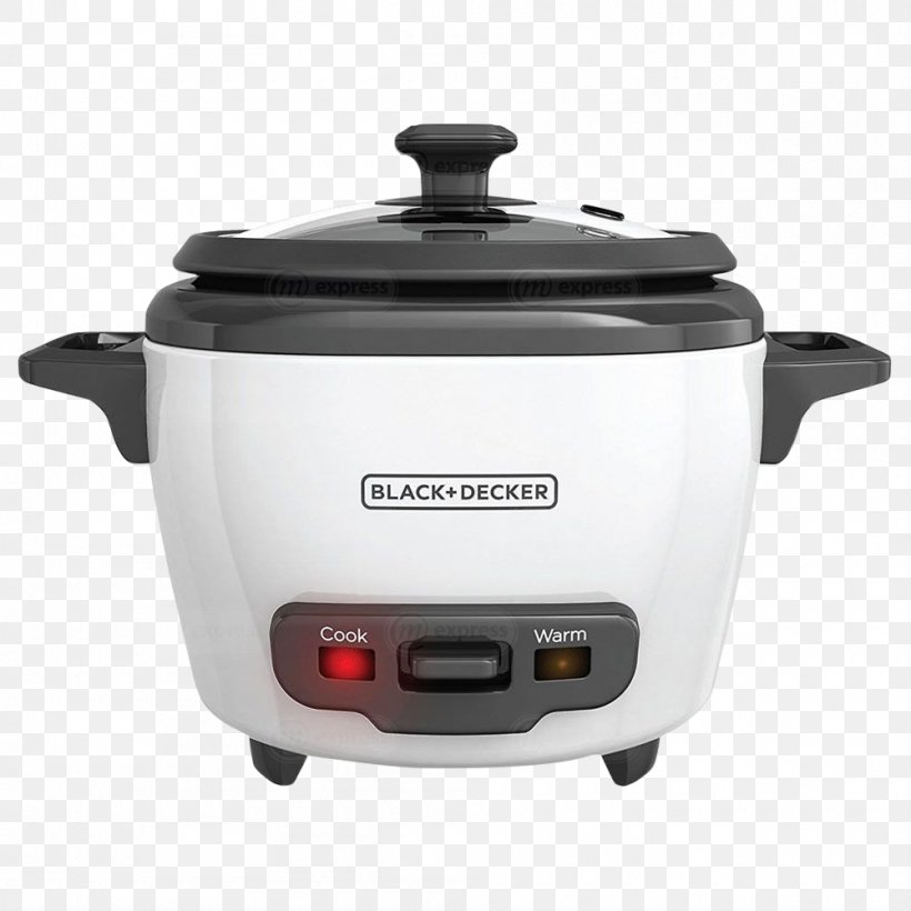 Rice Cookers Food Steamers Cup Black & Decker, PNG, 1000x1000px, Rice Cookers, Black Decker, Cooked Rice, Cooker, Cooking Download Free