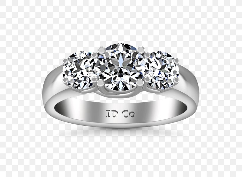Three Stone Ring Wedding Ring Diamond Three-Stone Engagement Ring, PNG, 600x600px, Ring, Body Jewellery, Body Jewelry, Diamond, Engagement Download Free