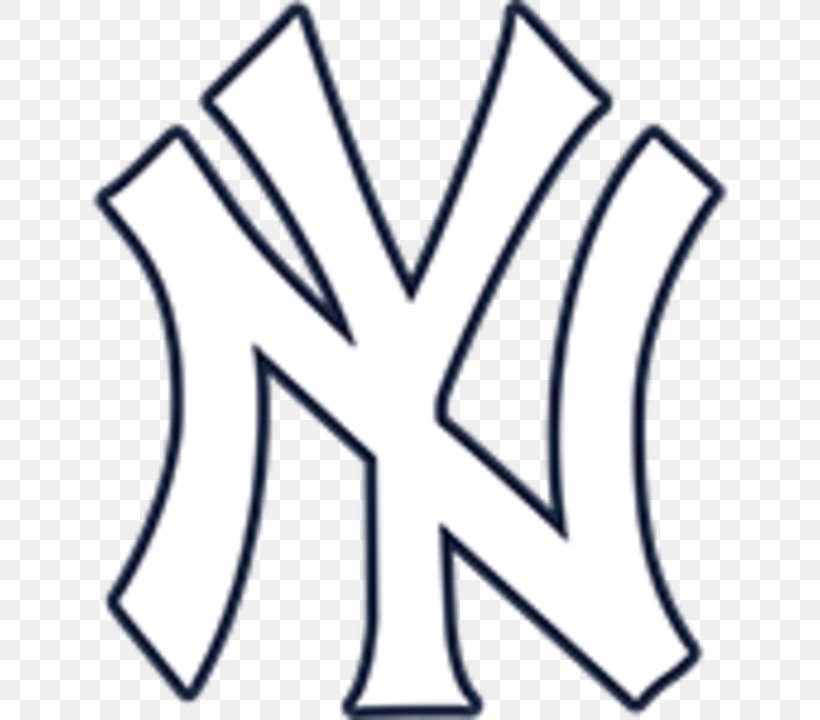 Yankee Stadium Logos And Uniforms Of The New York Yankees MLB Baseball, PNG, 720x720px, Yankee Stadium, American League, Area, Baseball, Black And White Download Free
