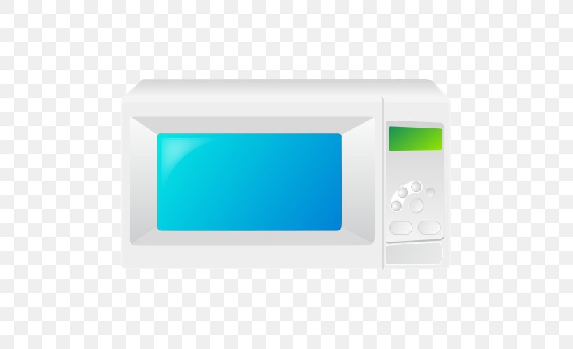 Microwave Oven Euclidean Vector, PNG, 500x500px, Microwave Oven, Aqua, Blue, Brand, Computer Graphics Download Free