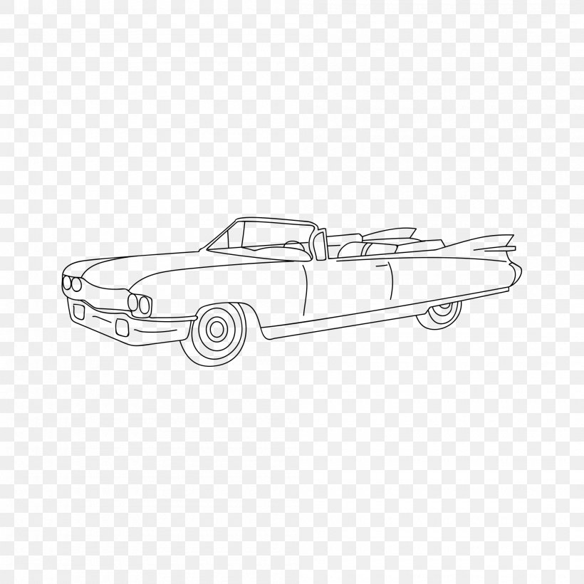 Sports Car Adobe Illustrator, PNG, 2000x2000px, Sports Car, Automotive Design, Black And White, Car, Drawing Download Free