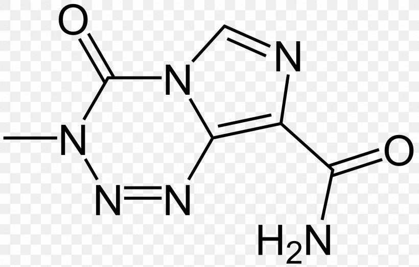 Temozolomide Ethylenediaminetetraacetic Acid Molecule Chemistry Chemical Compound, PNG, 2383x1524px, Temozolomide, Acid, Amino Acid, Area, Black Download Free