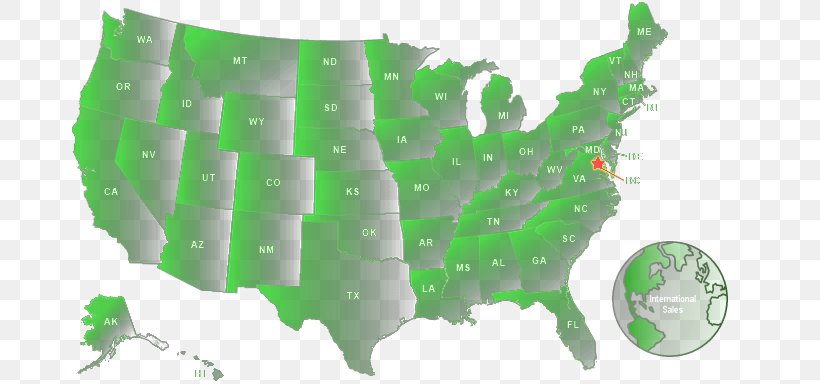 United States Of America Vector Graphics World Map U.S. State, PNG, 680x384px, United States Of America, Grass, Green, Information, Map Download Free