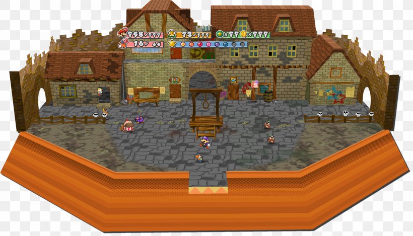 Paper Mario: The Thousand-Year Door Mario Bros. Video Game, PNG, 1920x1099px, Paper Mario The Thousandyear Door, Adventure Game, Bowser, Game, Gamecube Download Free