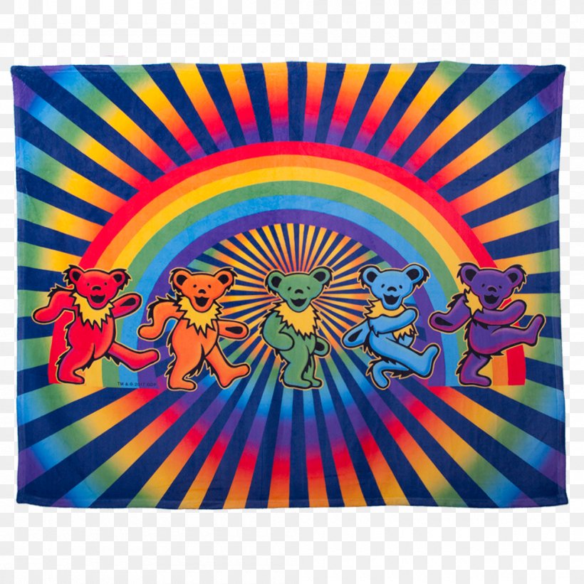 The Very Best Of Grateful Dead History Of The Grateful Dead, Volume One (Bear's Choice) Blanket Steal Your Face, PNG, 1000x1000px, Grateful Dead, Art, Bear, Best Of The Grateful Dead, Blanket Download Free
