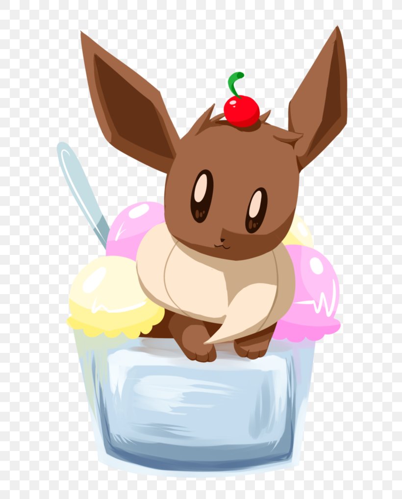 Ice Cream Cones Eevee Pokémon GO, PNG, 785x1018px, Ice Cream, Cream, Easter, Easter Bunny, Eevee Download Free