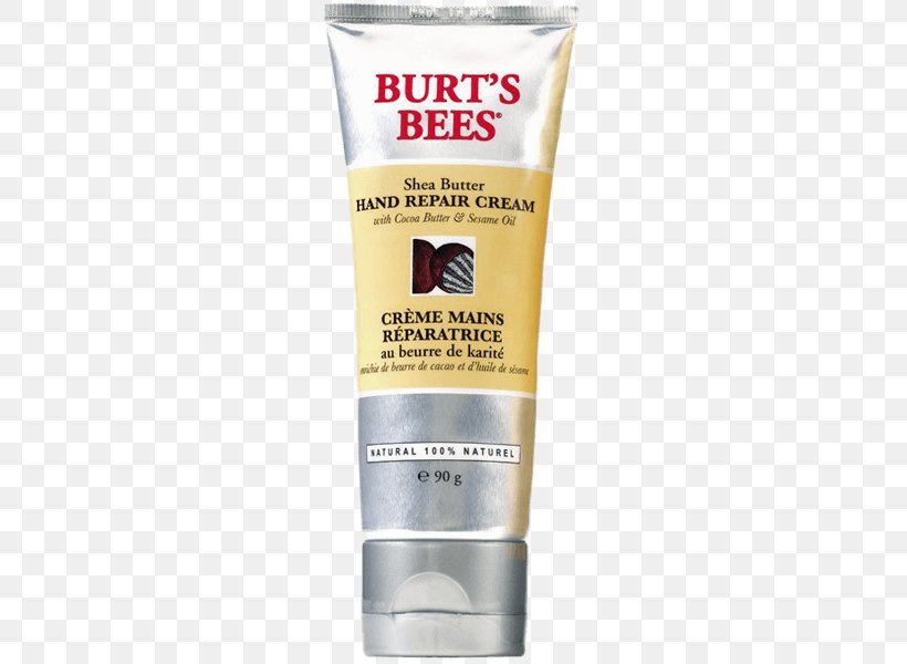 Lotion Burt's Bees Shea Butter Hand Repair Cream Burt's Bees, Inc., PNG, 600x600px, Lotion, Beauty, Butter, Cream, Moisturizer Download Free